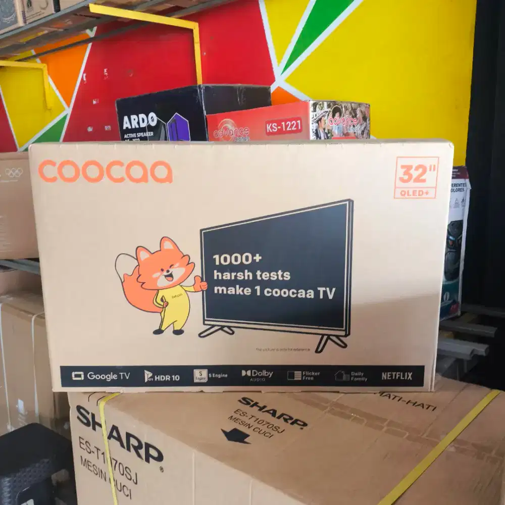 COOCAA GOOGLE TV 32 INCH QLED PROMO TERBATAS