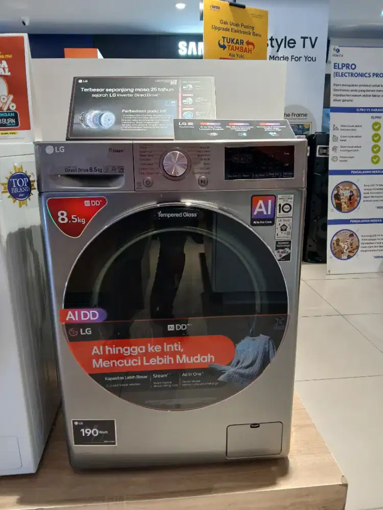 Mesin cuci Flod Looding 8,5kg