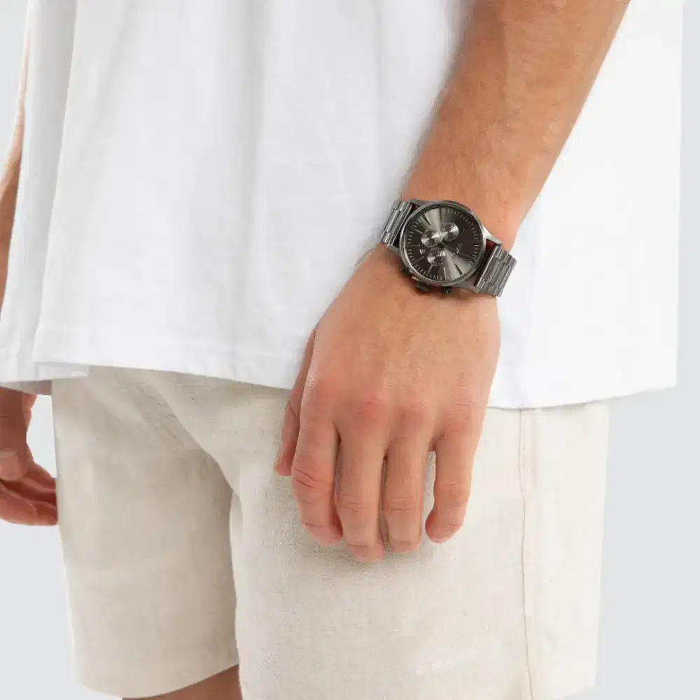 Original Nixon Sentry Chrono jam tangan tt seiko citizen Tissot timex