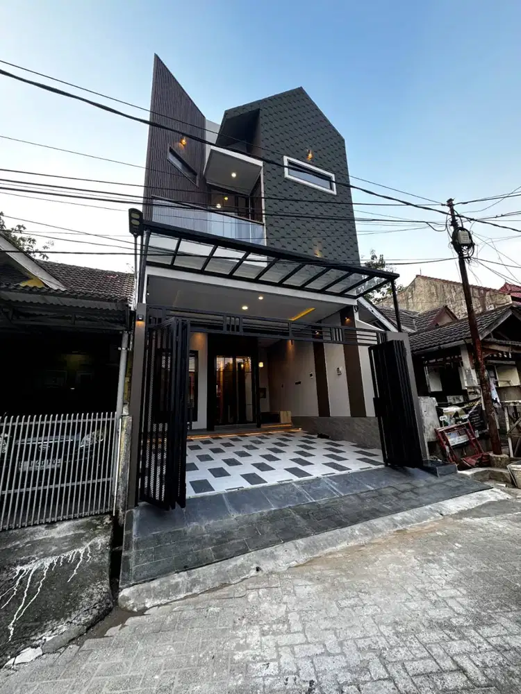 Jual Rumah Murah Dan Baru semifurnish siap huni Carport 2 Pamulang