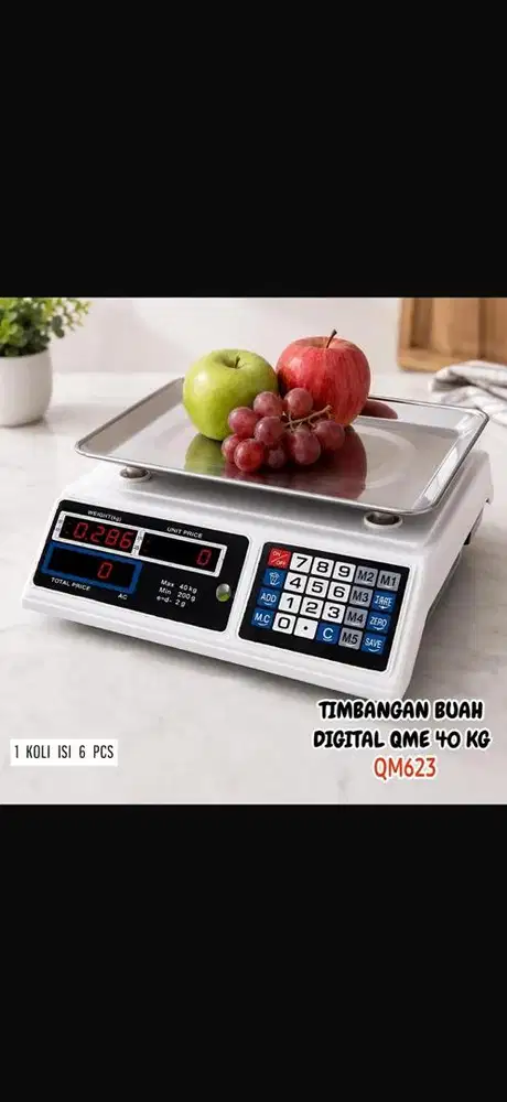 Ready Stock Timbangan Buah 40 kg / Timbangan Londry / Timbangan buah