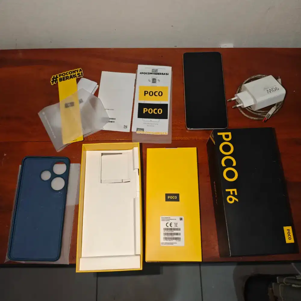 POCO F6 Titanium 12/512GB lengkap mampang depok