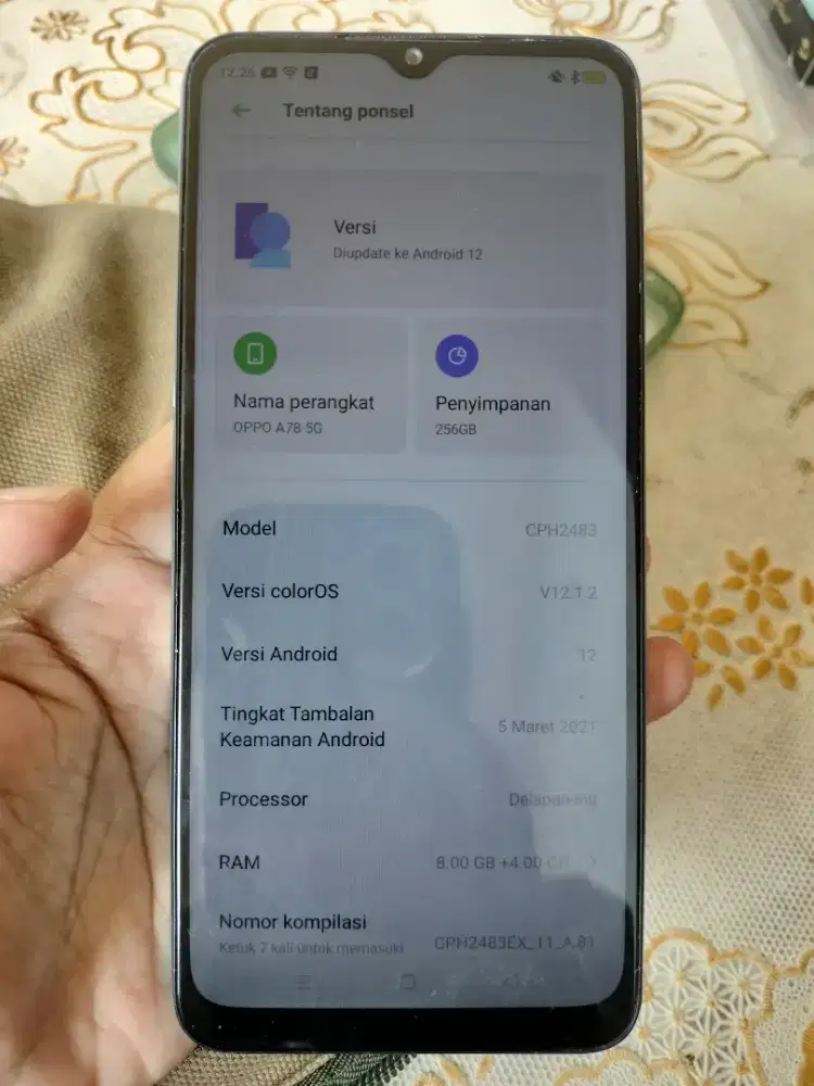 Jual oppo baru di pake sebulan