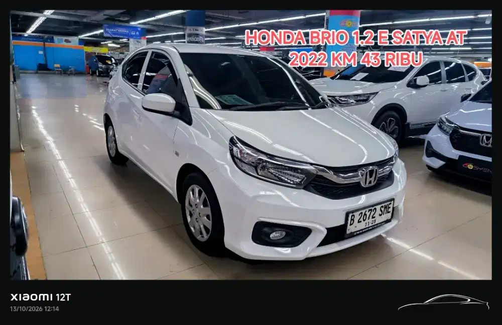 HONDA BRIO 1.2 E SATYA AT 2022 KONDISI ISTIMEWA