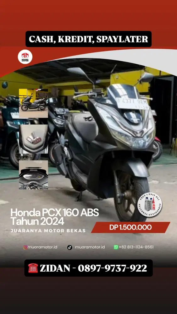 HONDA PCX 160 ABS 2024 MESIN HALUS !!!
