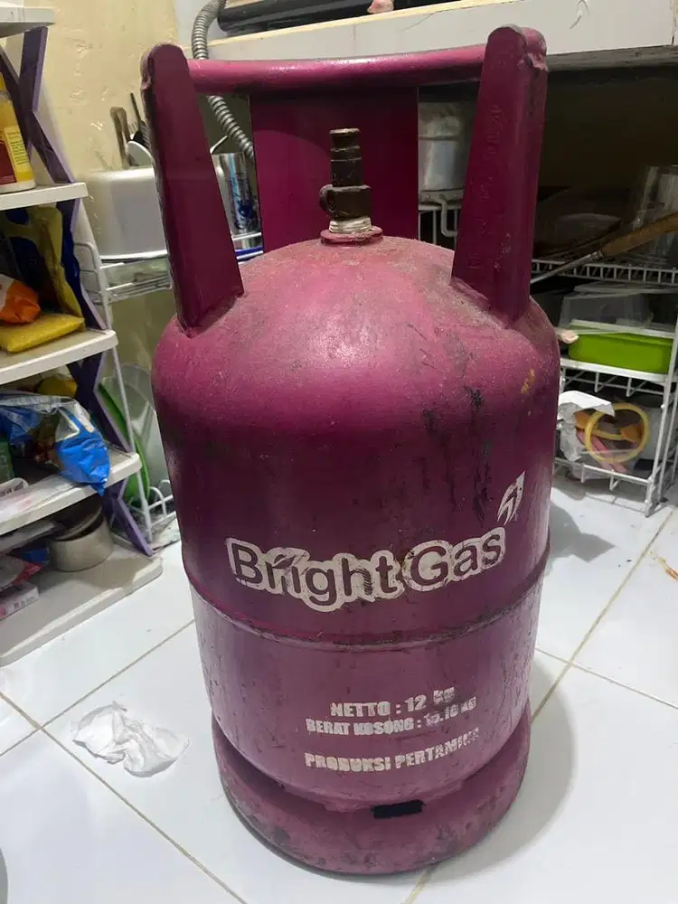 Tabung gas kosong pink 12 kg