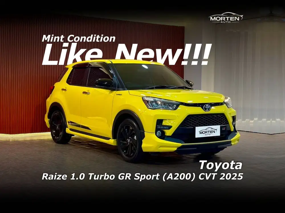[LIKE NEW!!!] Toyota Raize 1.0T GR Sport (A200) CVT 2025