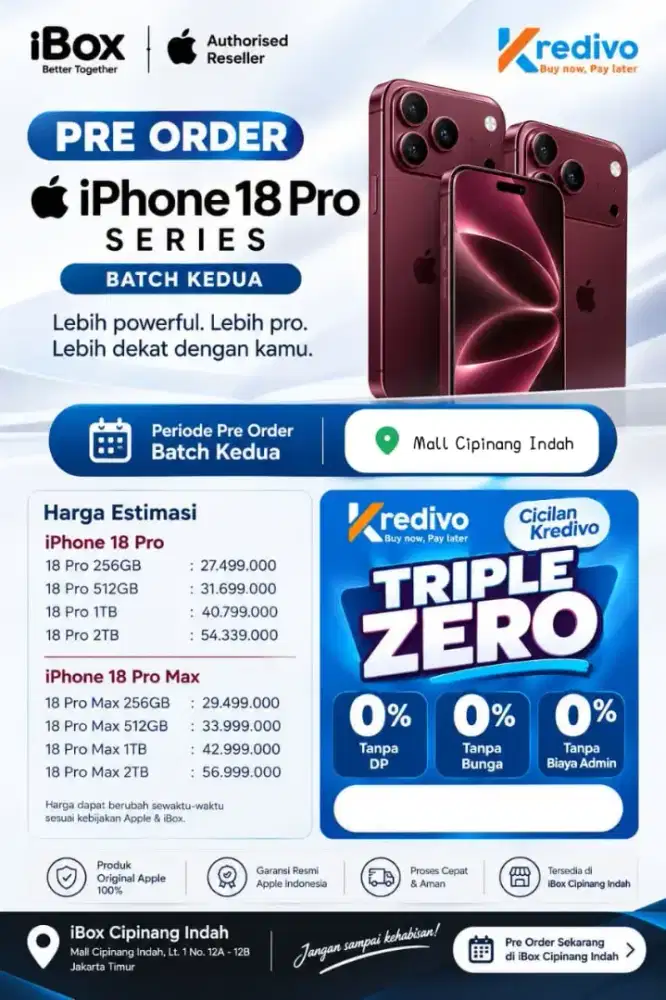 Kredit apple 18 tanpa dp