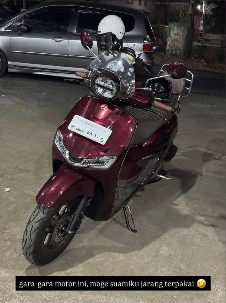 Tipe tertinggi STYLO BURGUNDY ABS ODO 1ribuan perak