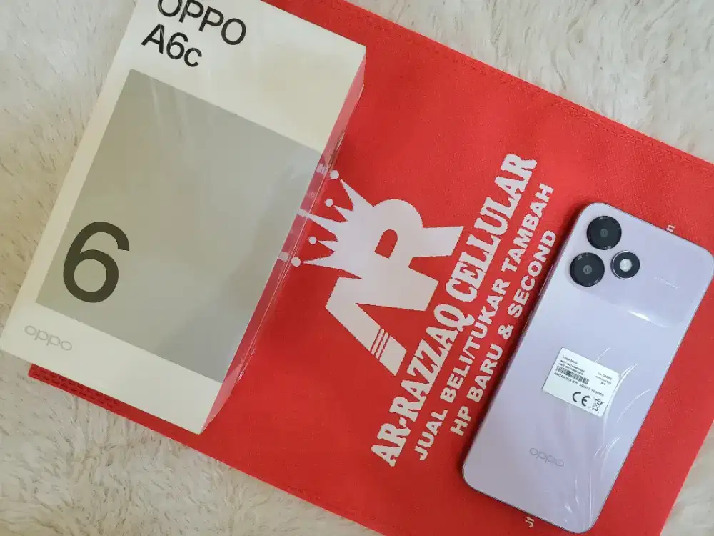 OPPO A6c 4/64 BATERAI 7000 Mah
OPEN BOX SAJA GARANSI BELUM AKTIF