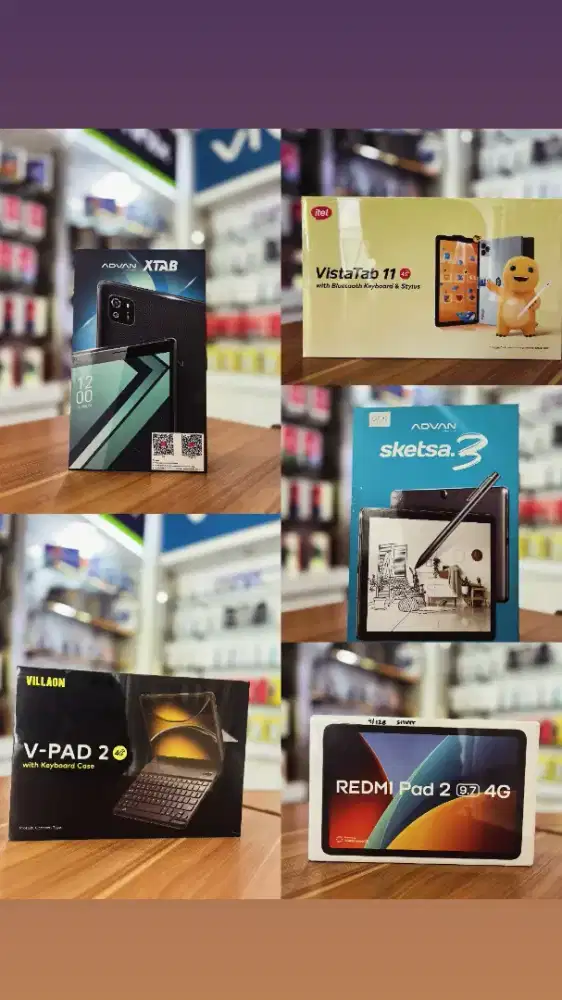 Tablet murah BARU/ SEGEL BOX
