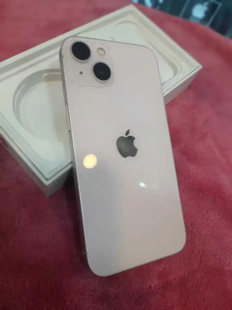 İphone 13 pink imut 128gb resmi mulus no minus