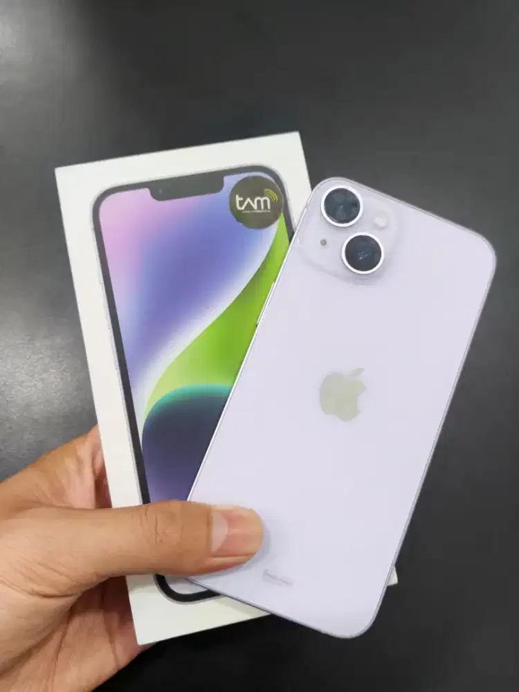 iPhone 14 128GB Purple Second Resmi iBox