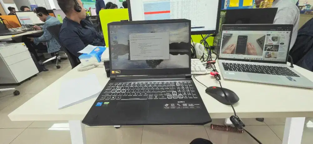 Acer nitro 5 core i5 gen11 ram 8/512gb ssd rtx 3050 4gb mulus no minus