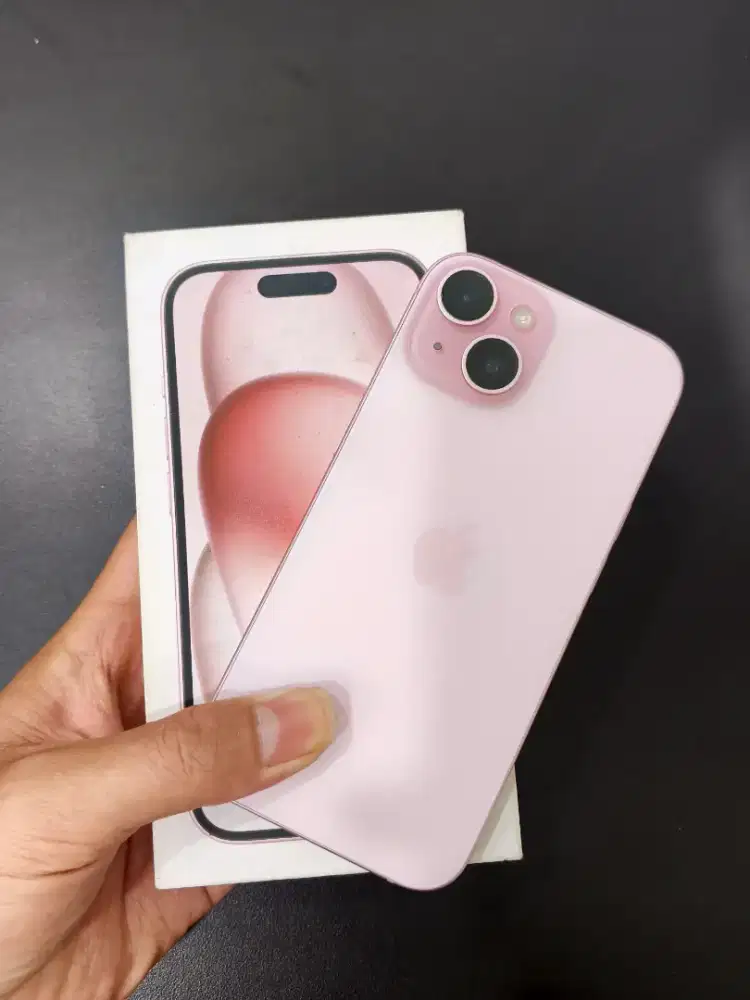 iPhone 15 128GB Pink Second Resmi iBox