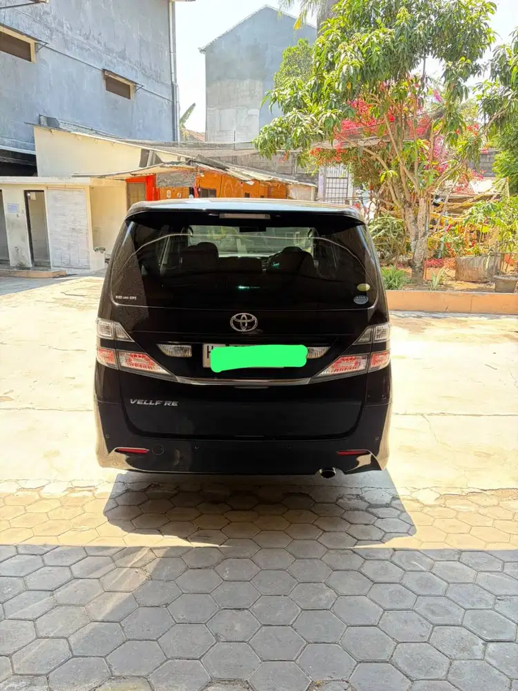 Dijual alphard velfire nik 2011 pemakaian 2012