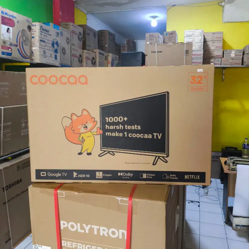 COOCAA GOOGLE TV 32 INCH QLED PROMO TERBATAS