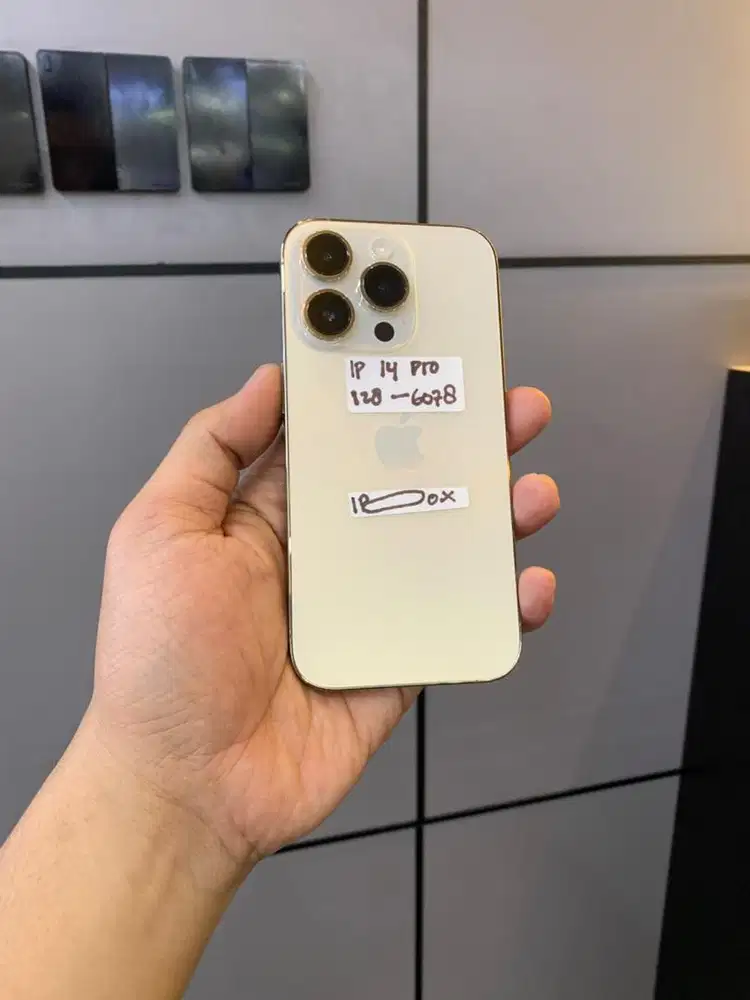Iphone 14 Pro 128 Gb Gold Resmi ibox