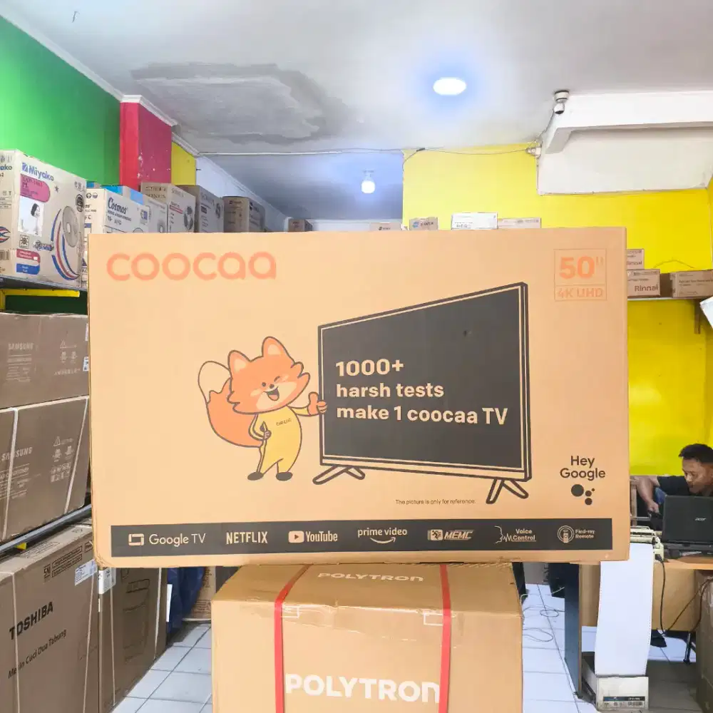 COOCAA GOOGLE TV 50INCH 4K UHD PROMO BISA KREDIT TANPA DP