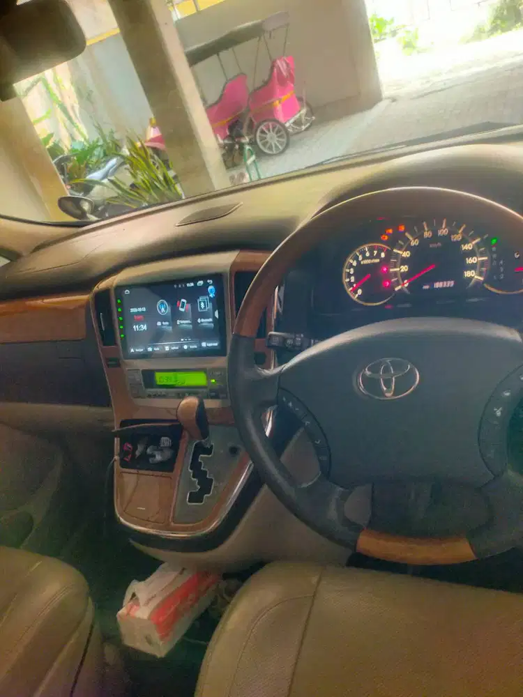 ALPHARD 2007 SILVER PLAT 2028
