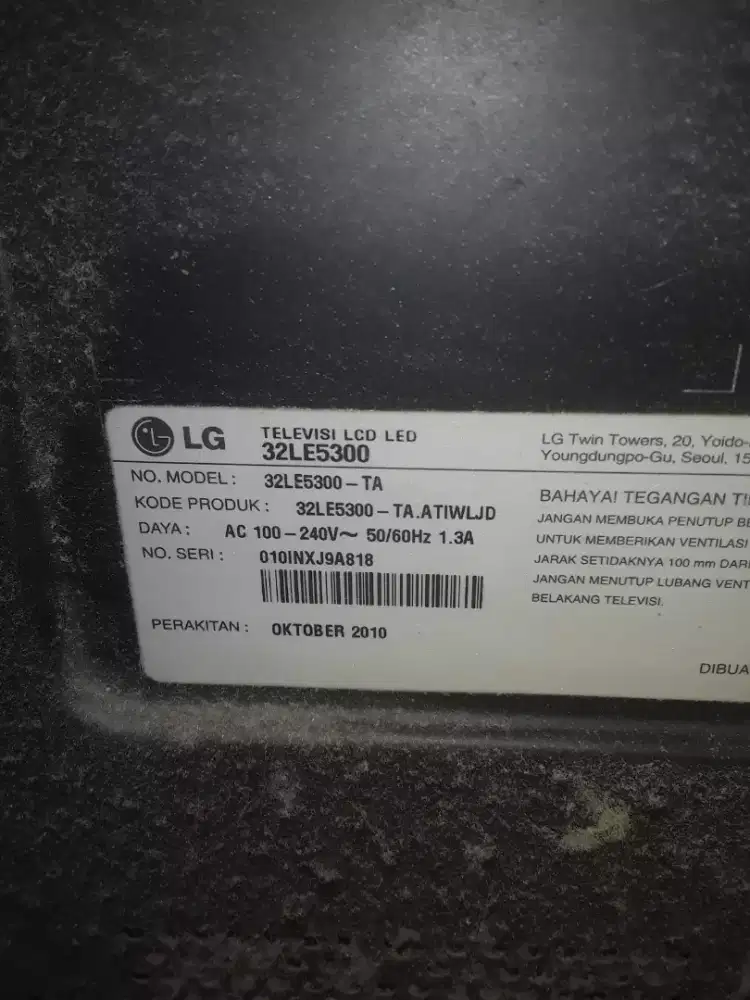 Jual butuh smartTV LG 32 inch