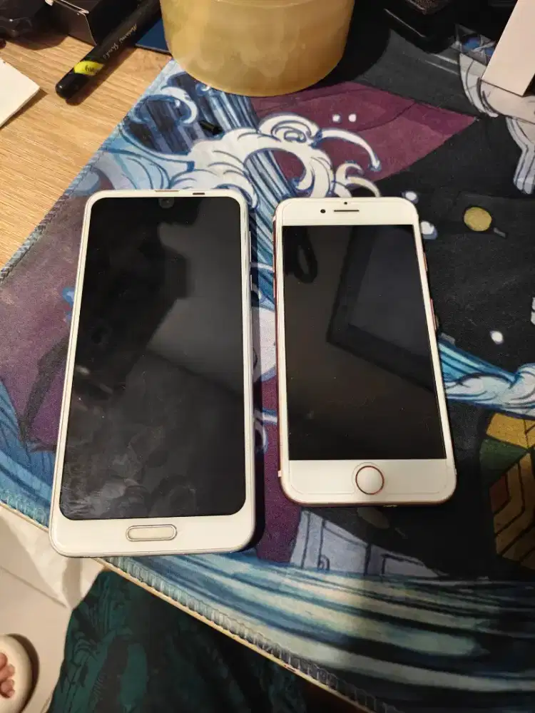Jual Iphone 7 32gb rose gold + sharp aquos shv42