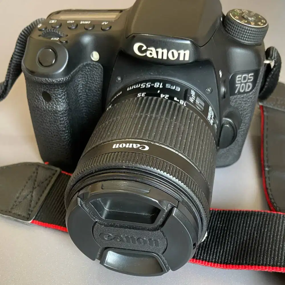 Canon EOS 70D + Lensa kit EFS 18-55mm