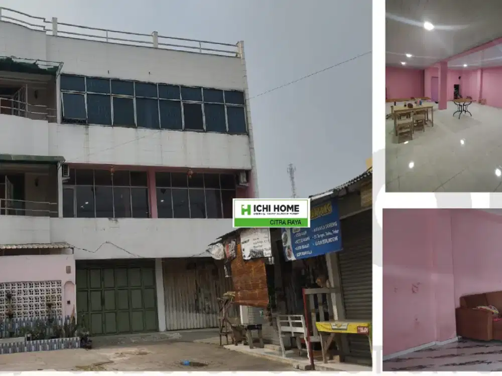 Ruko Gandeng Super Murah Lokasi Strategis di Pinggir Jalan Serang di Balaraja Tangerang