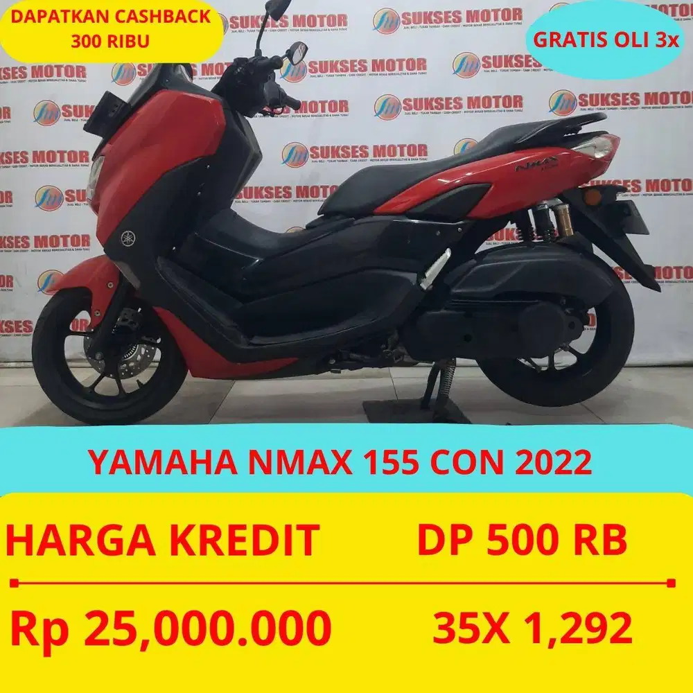 YAMAHA NMAX 155 CON 2022 DP MURAH 500 RIBU GUYSS