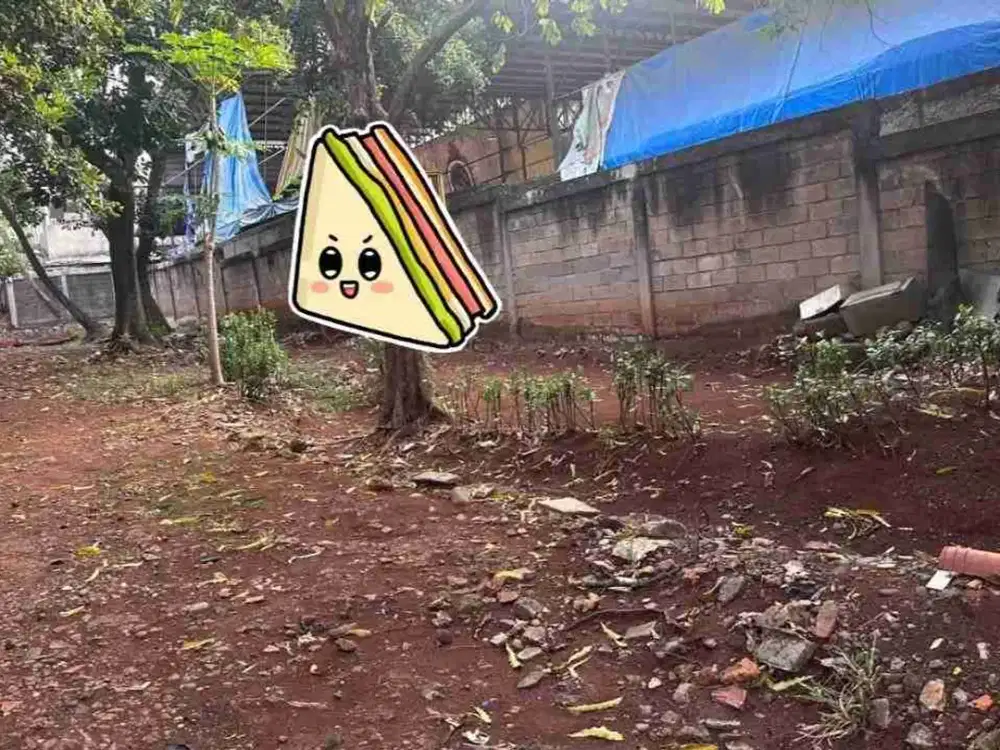 Tanah di Pinggir Jalan Utama di Pagelarang, Jaktim