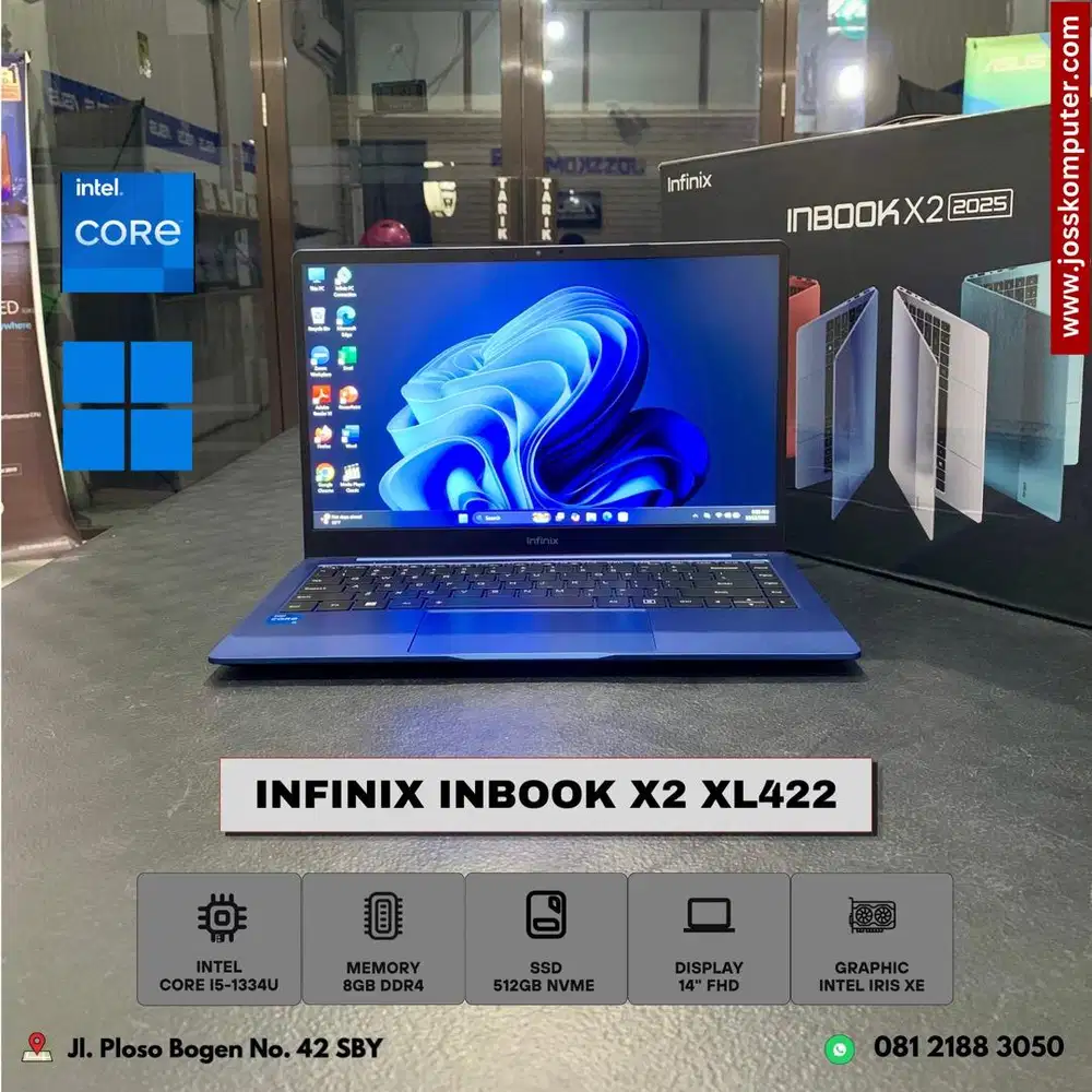 Laptop INFINIX INBOOK X2 2025 Intel Core i5-1334U