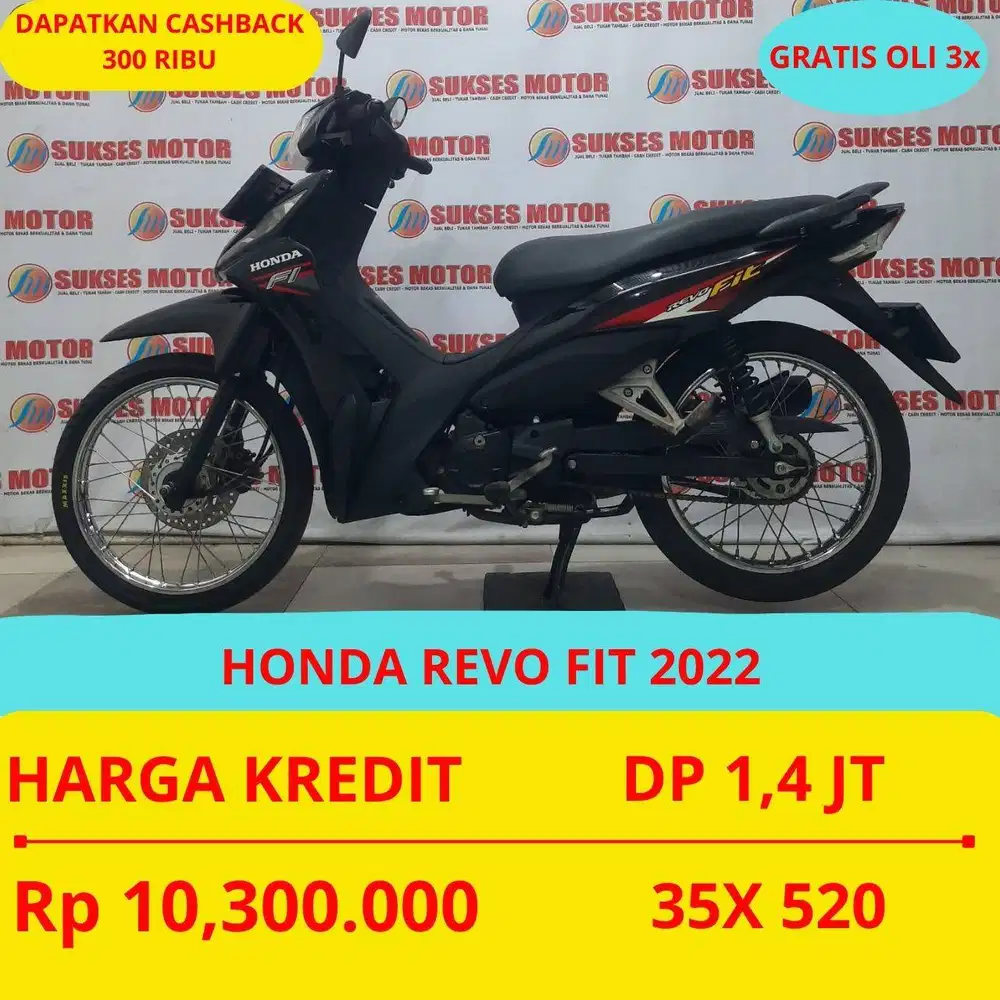 HONDA REVO FIT 2022 DP MURAH 1,4 JUTA GUYSS