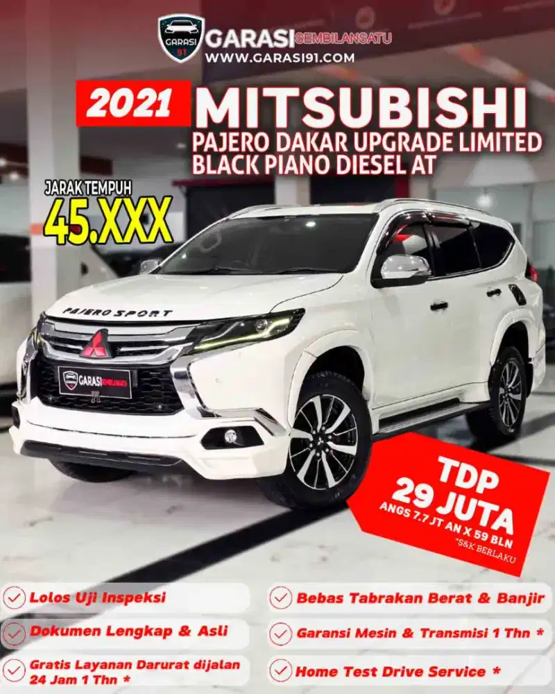 ‼️TDP 29 JT‼️MITSUBISHI PAJERO DAKAR DIESEL AT 2017