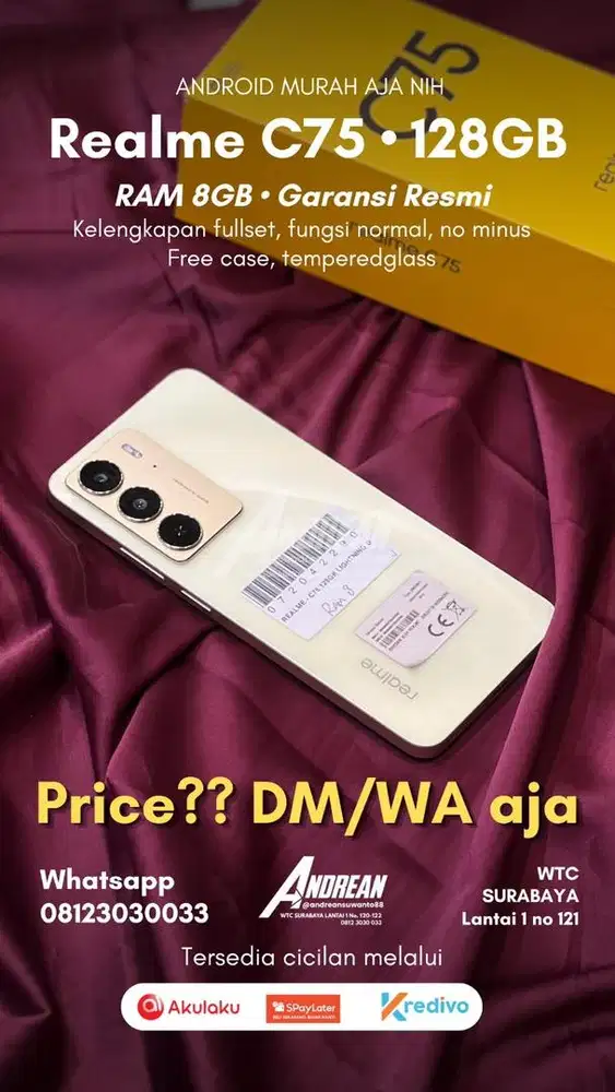 Second Realme C75 8/128gb