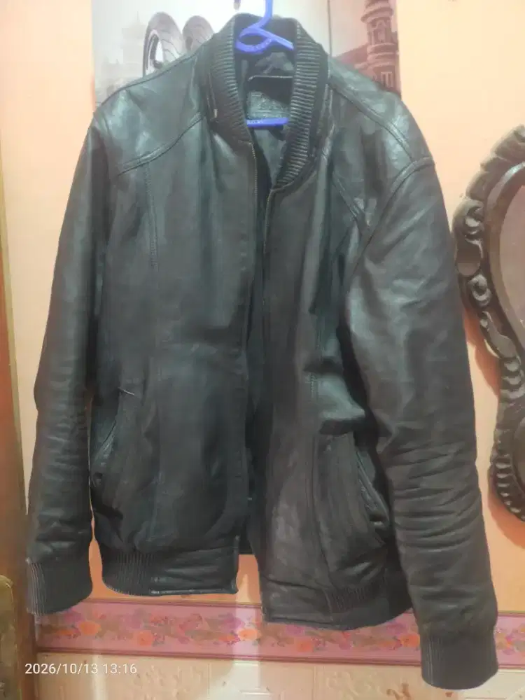 Jaket kulit asli bukan imitasi