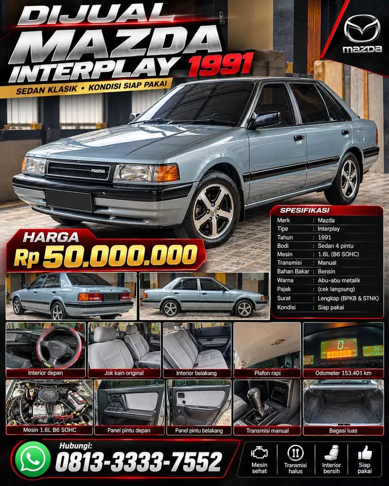 Mazda Interplay 1991 Bensin