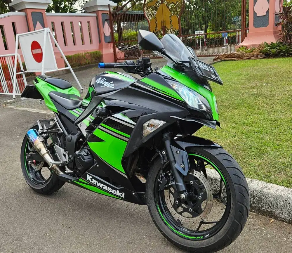Kawasaki Ninja 250 FI KRT 2017 hijau, SIAP PAKAI!! - Pemakaian Pribadi