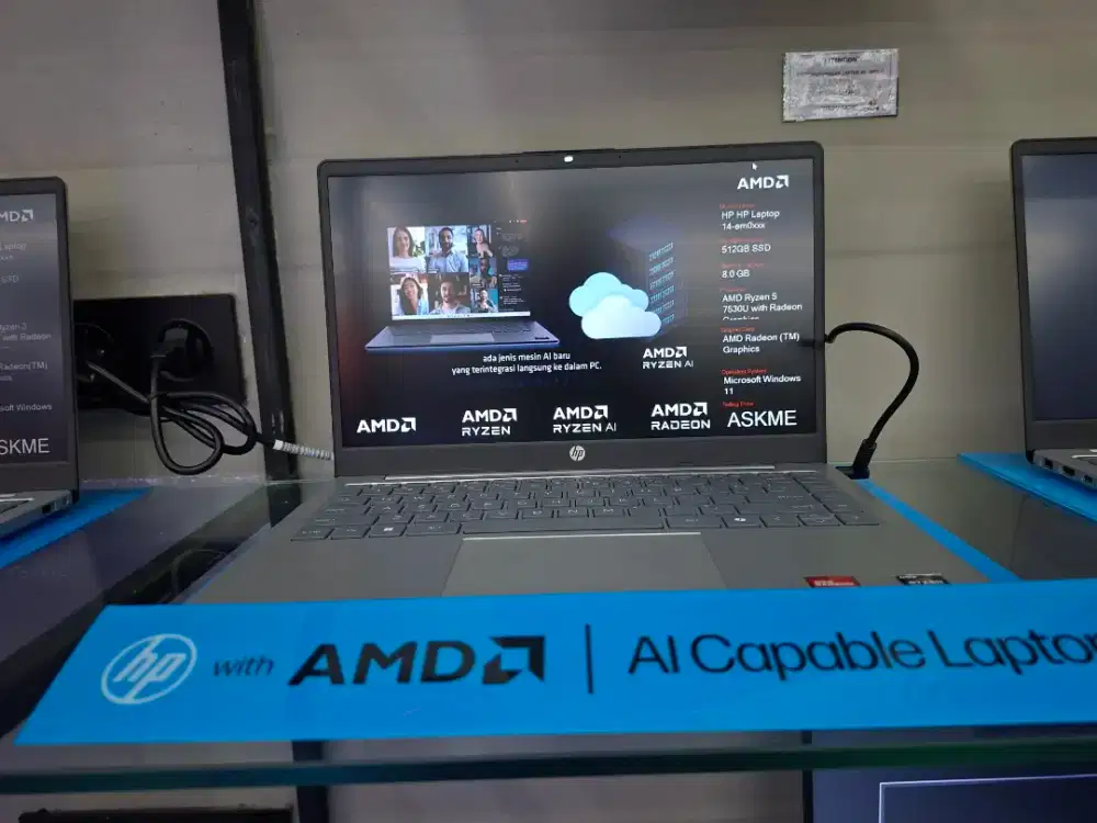 HP Laptop 14-em0xxx AMD Ryzen 5 7320U 8GB/512GB