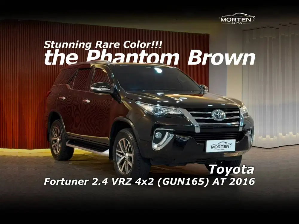 [Very Low Km!!!] Toyota Fortuner 2.4 VRZ (GUN165) AT 2016