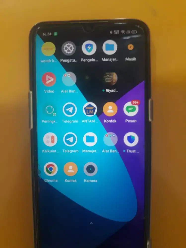 Realme 5 biru ram 3 per 64
