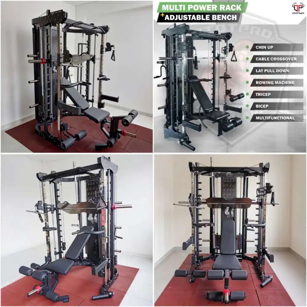 Ready alat fitness Kommersil Smith machine