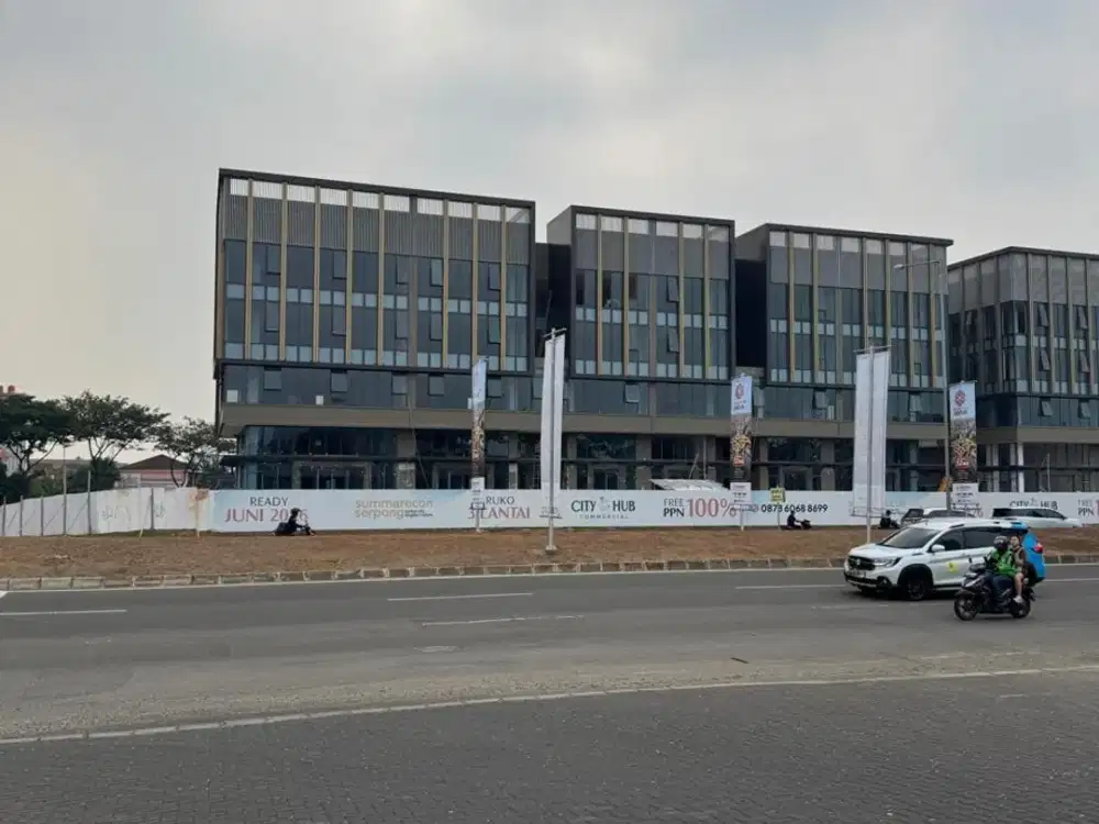 RUKO MENGHADAP JALAN City Hub Commercial - Gading Serpong