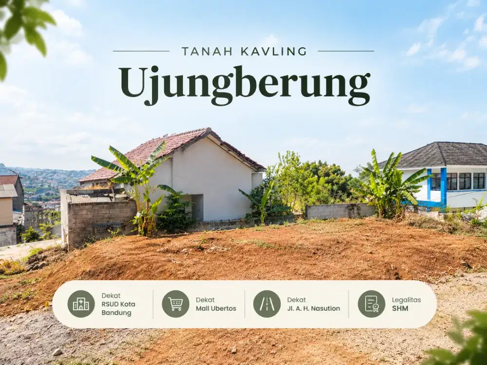 Dijual Tanah SHM Dekat Kantor Kecamatan Ujung Berung