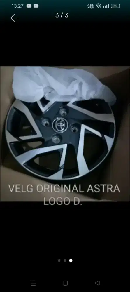 4 velg veloz facelift r 15