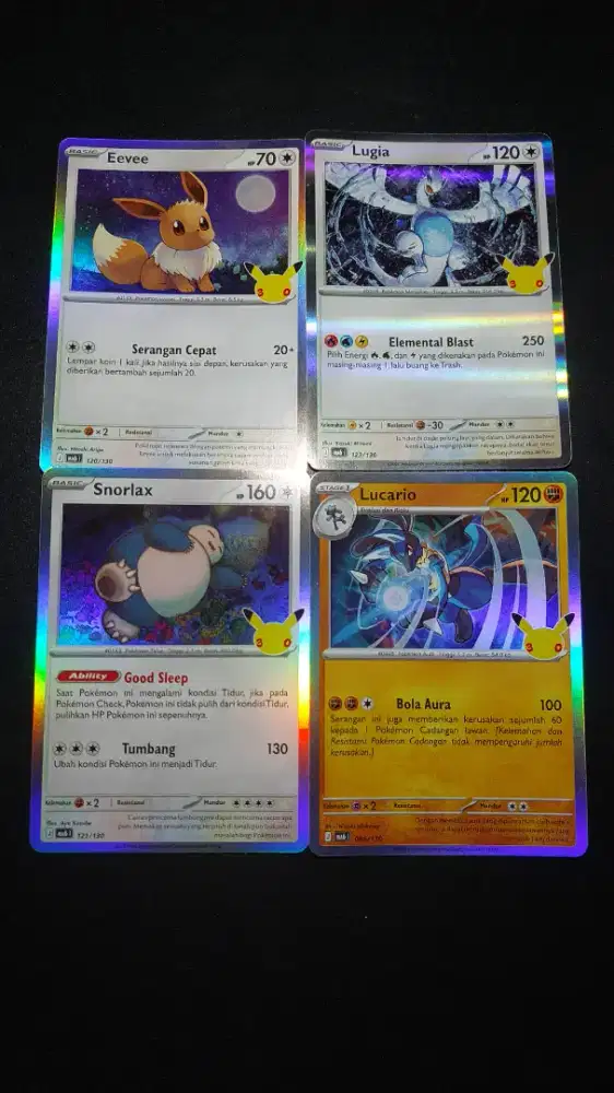 Kartu pokemon 30th