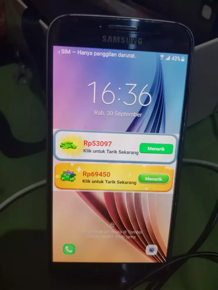 Samsung S6 flat