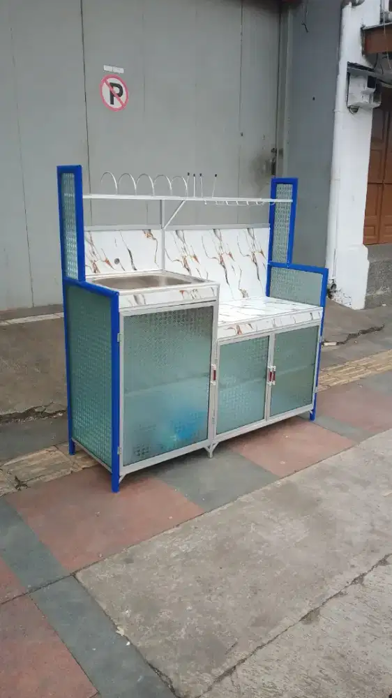 meja wastafel 3 pintu