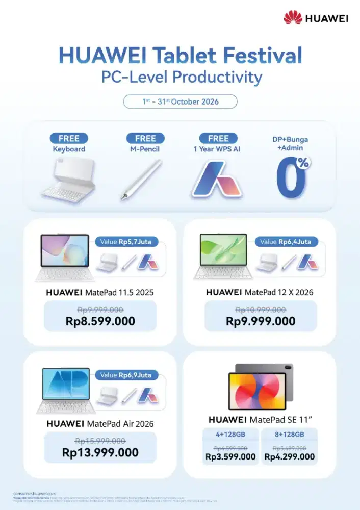 Tablet huawei 11.5 inch