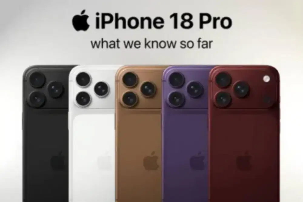 PROMO PRE ORDER IPHONE 18 PRO 256GB