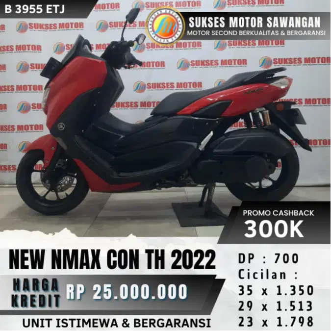 DP 700 YAMAHA NEW NMAX CON TH 2022 N MAX KEYLES BISA CASH KREDIT
